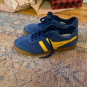 Gola sneakers, blue and orange colour.
Size 8 US